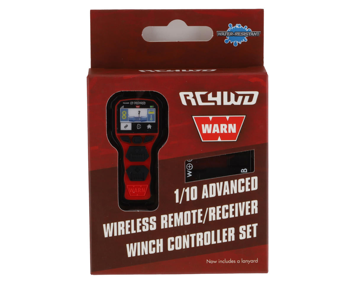RC4WD Z-E0130 Warn 1/10 Advanced Wireless Remote/Receiver Winch Controller Set