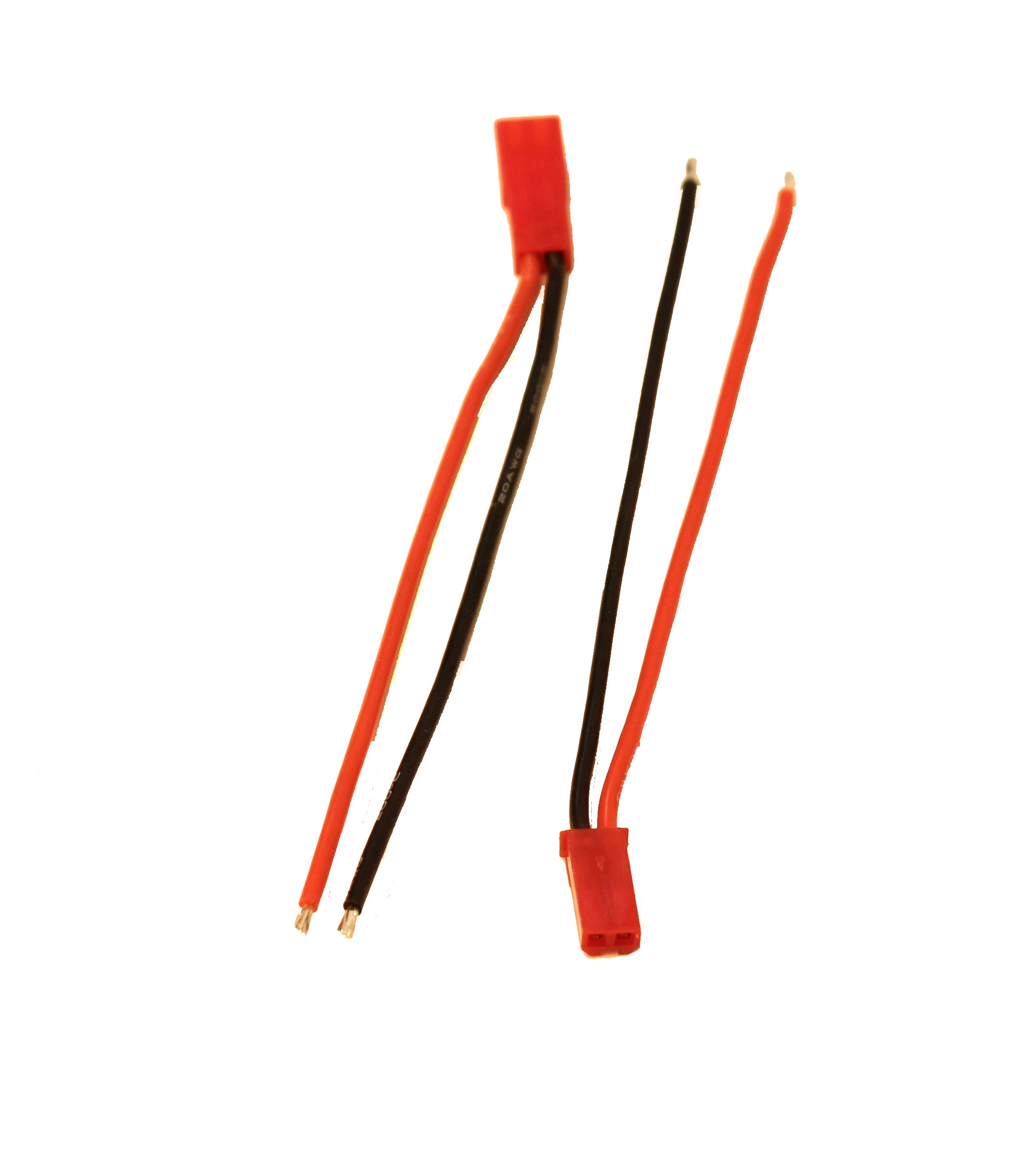 RACERS EDGE RCE1631 JST Male / Female Connector with 100mm Wire (pair)