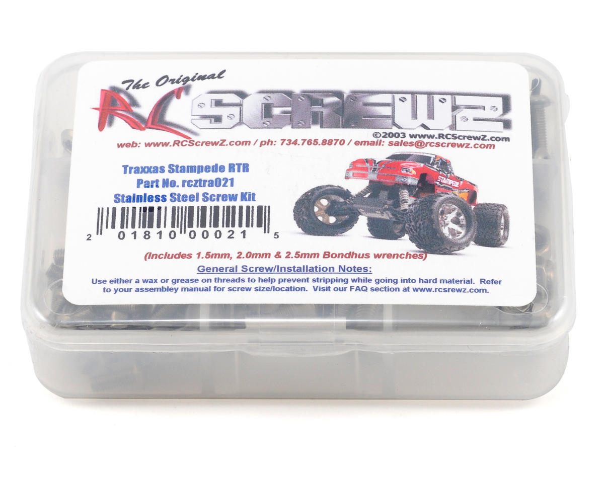 RC SCREWZ RCZTRA021 Traxxas Stampede XL5 Stainless Steel Screw Set