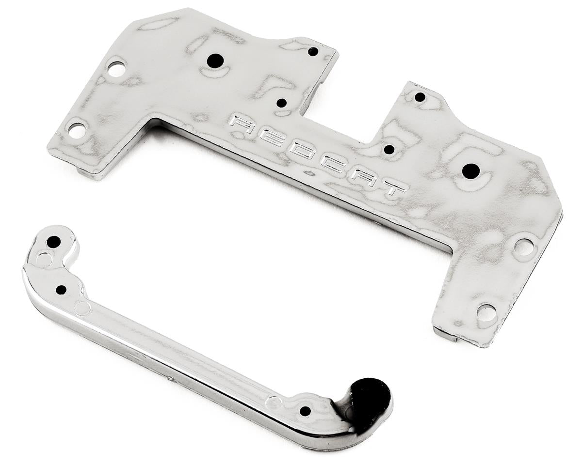 REDCAT RER15555 Chrome Steering Tray W/ Steering Rack (1pr)