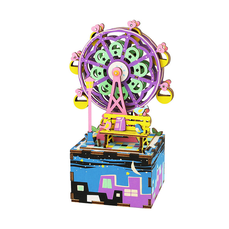ROBOTIME AM402 DIY Music Box; Ferris Wheel