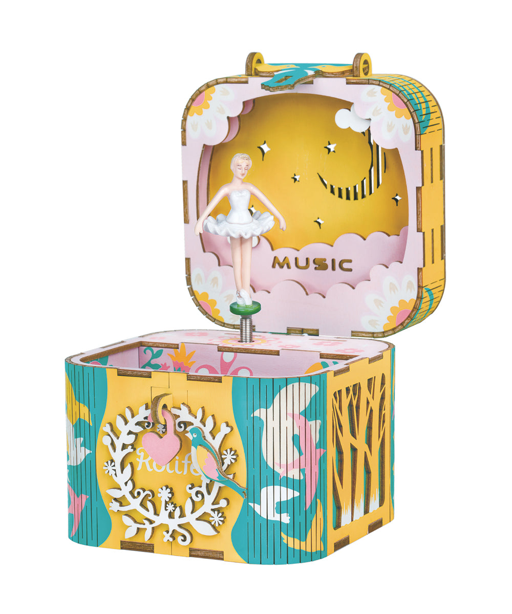 ROBOTIME AMD52 DIY Music Box; Dancing Ballerina