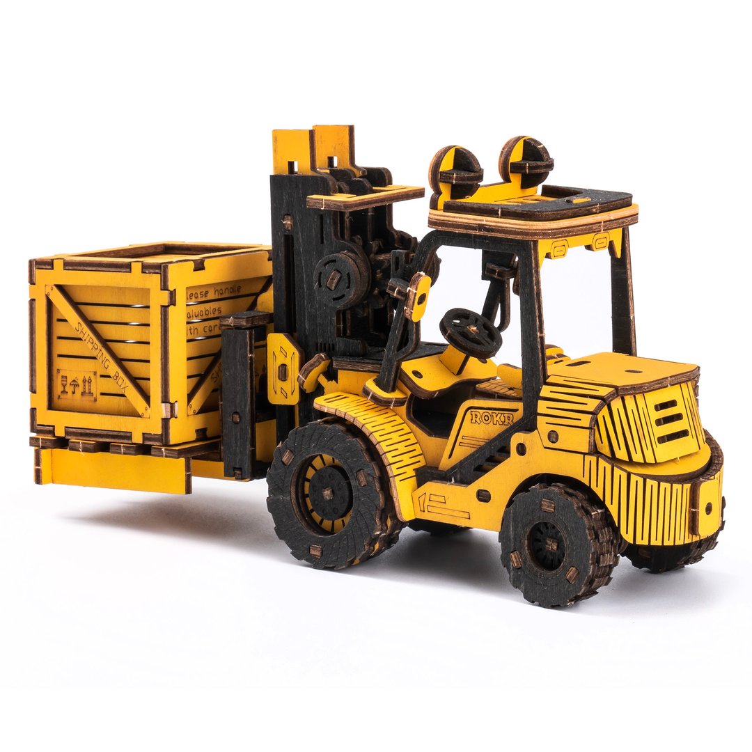 ROBOTIME TG413K ROKR Forklift 3D wooden puzzle