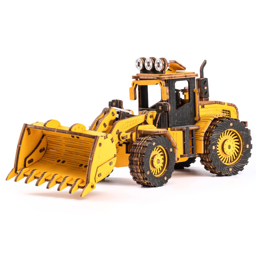 ROBOTIME TG509K ROKR Bulldozer 3D wooden puzzle
