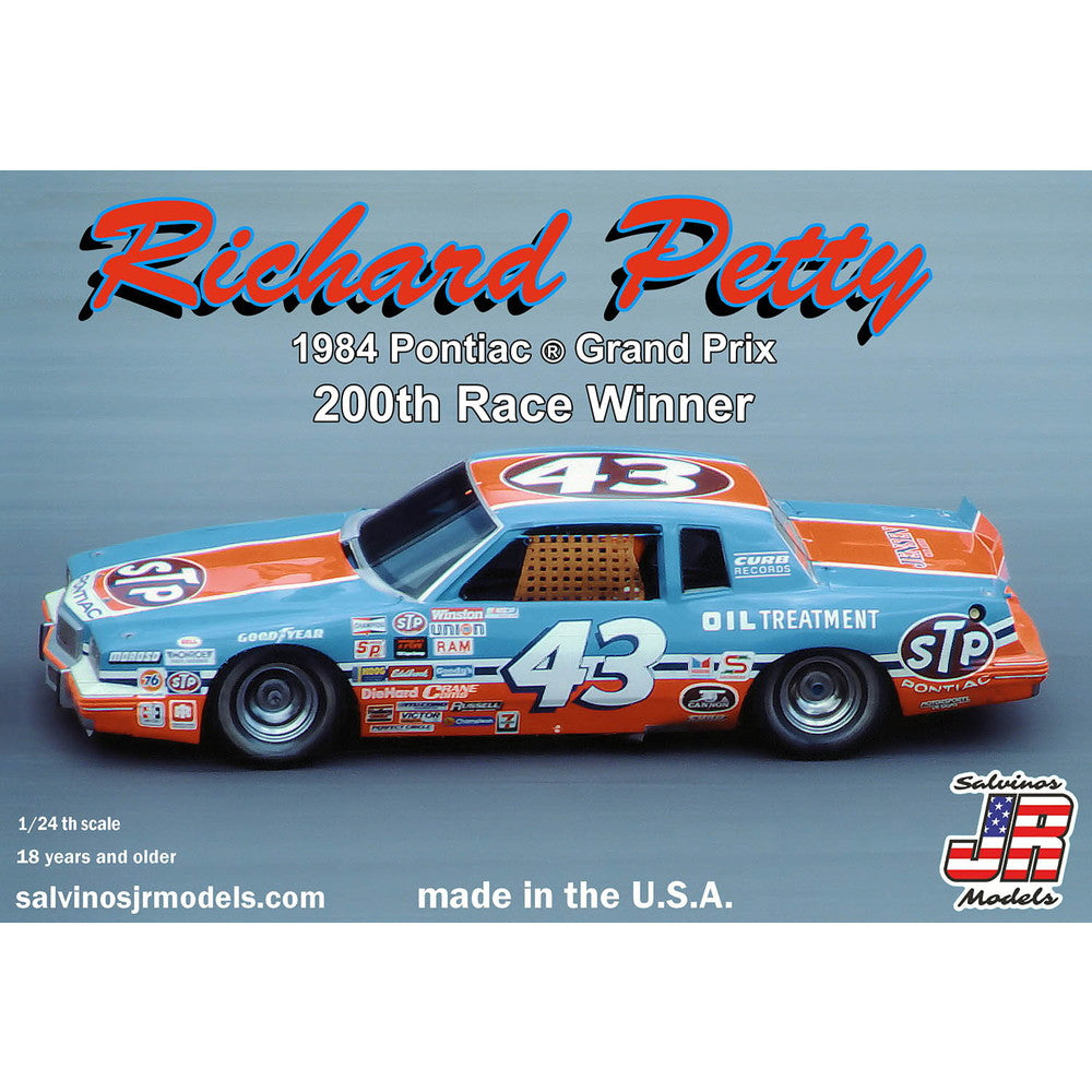 SALVINOS JR MODELS RPGP1984D Richard Petty 1984 Pontiac Grand Prix 200th Race Winner