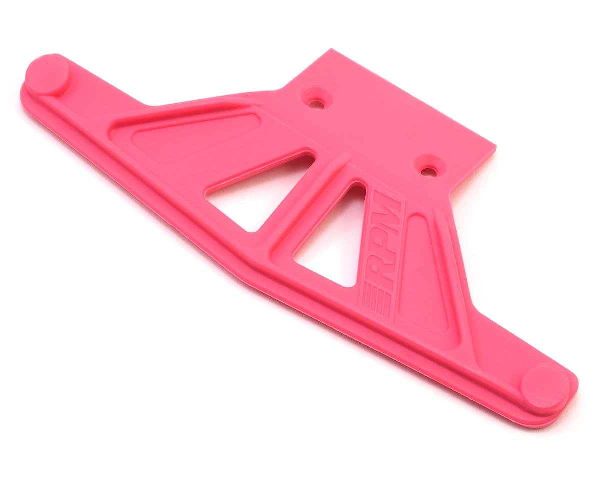 RPM 81167 Wide Front Bumper: Pink Rustler ST 2WD NSPT