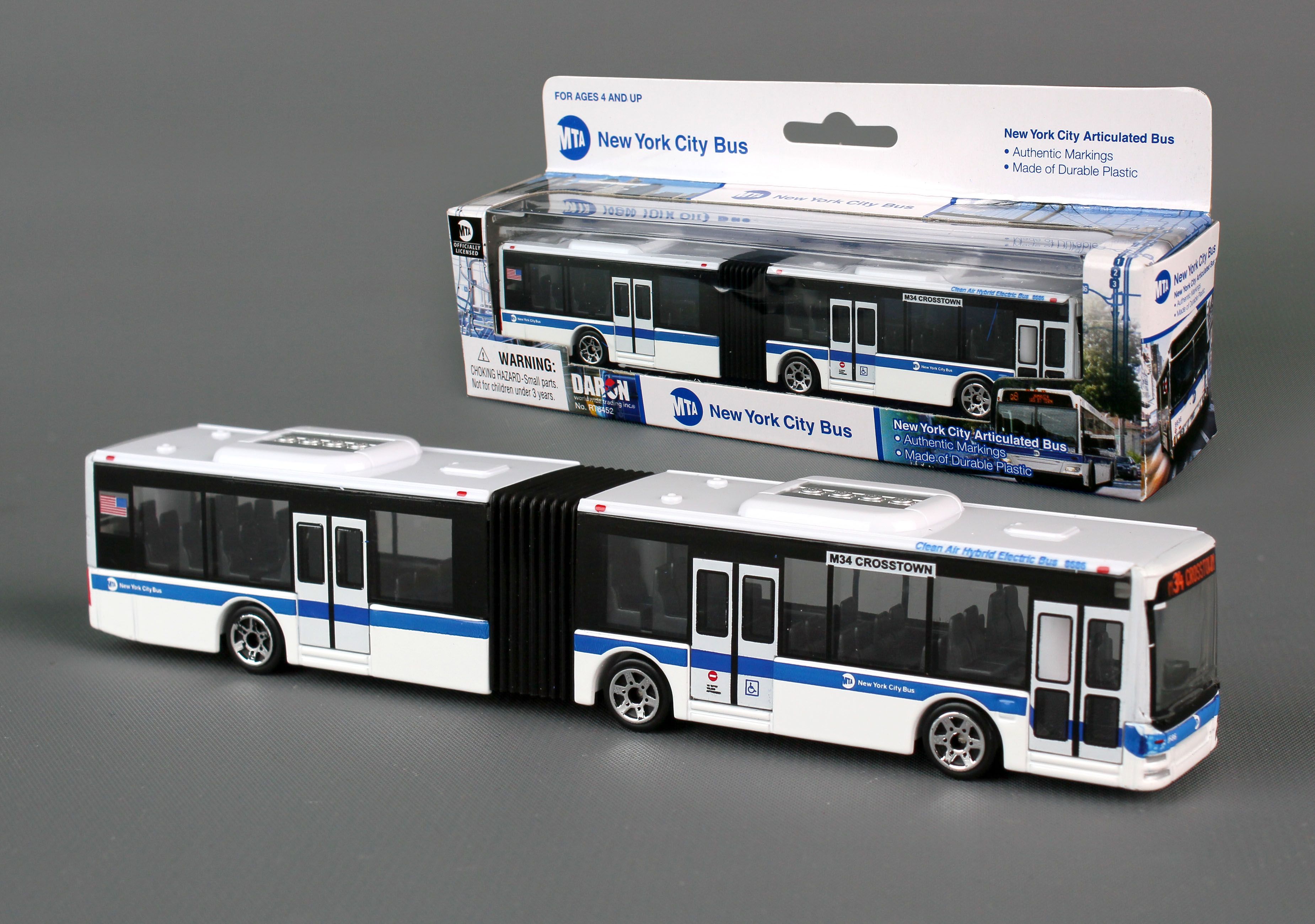 DARON RT8452 MTA ARTICULATED BUS SMALL