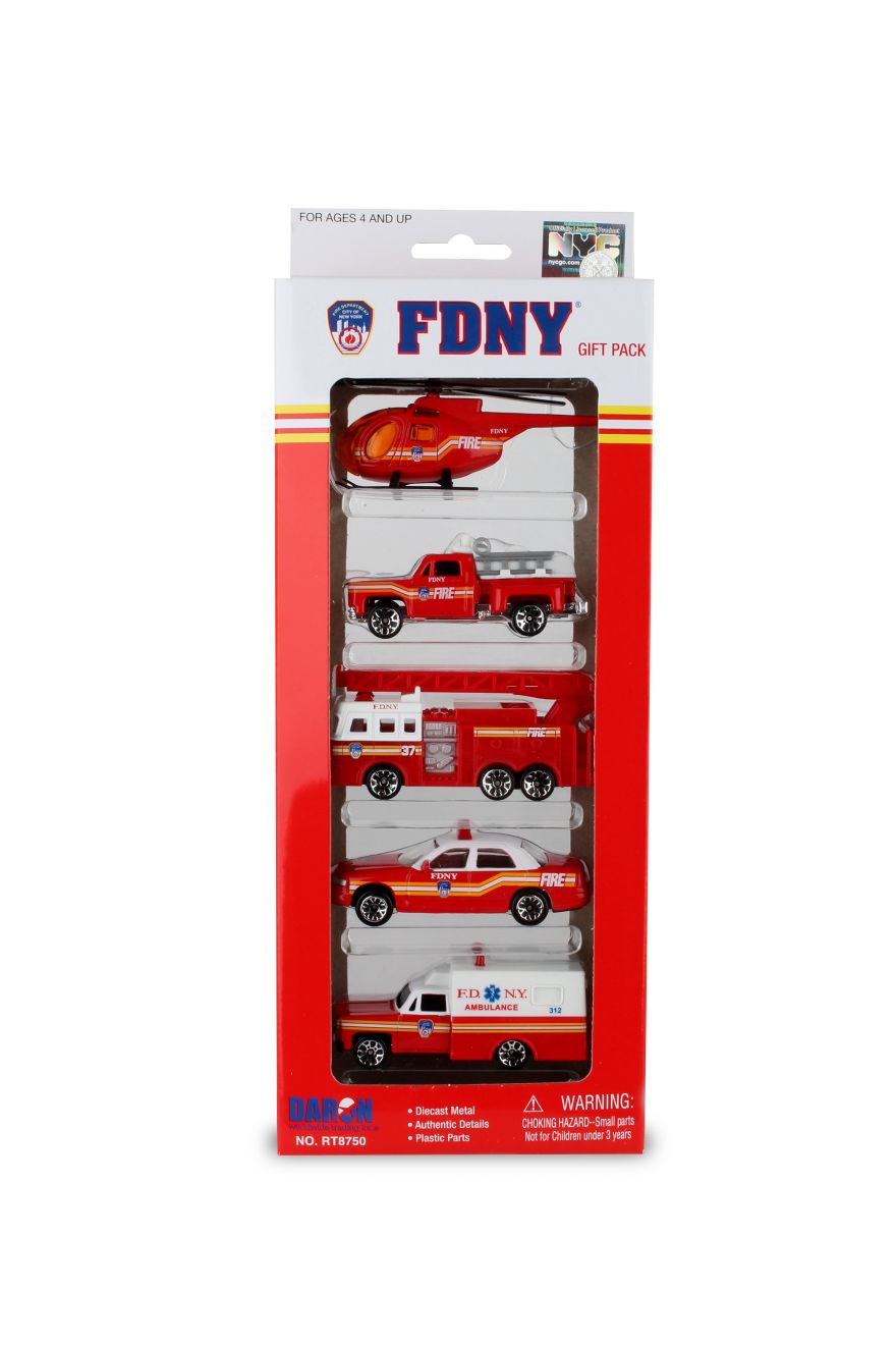 DARON RT8750 FDNY 5 Piece Vehicle Set