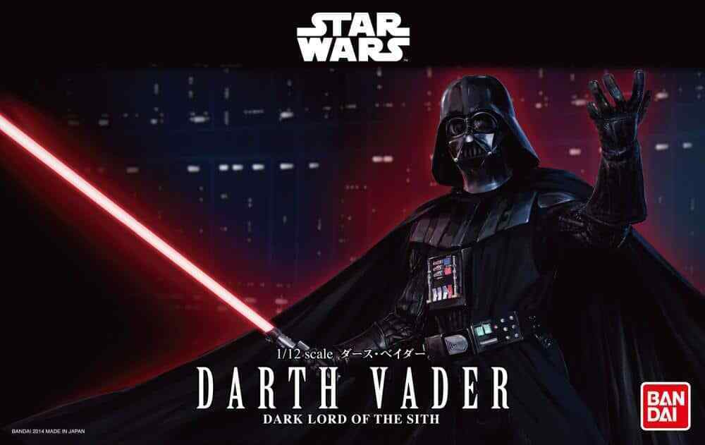 BANDAI 0191408 1/12 Darth Vader "Star Wars", Bandai Star Wars