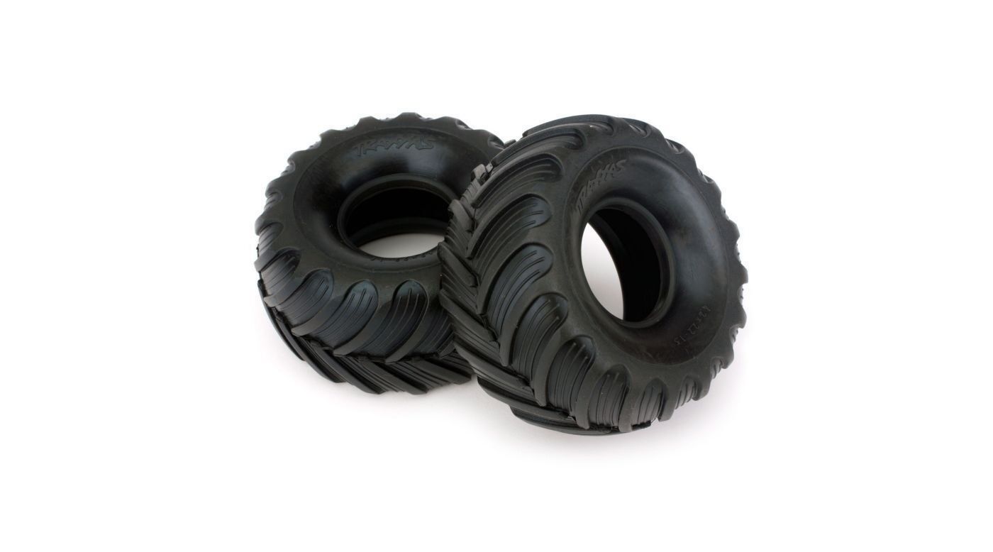 TRAXXAS 7267 Tires, dual profile 1.5" outer and 2.2" inner left and right