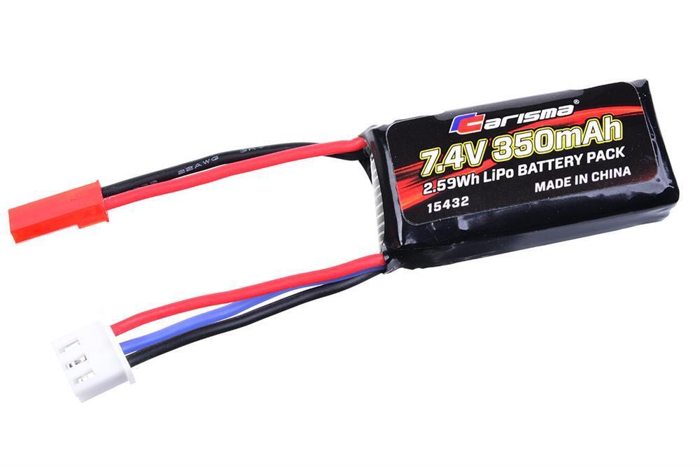CARISMA 15432 GT24B MSA-1E 2S LiPo Battery 7.4V 350mAh