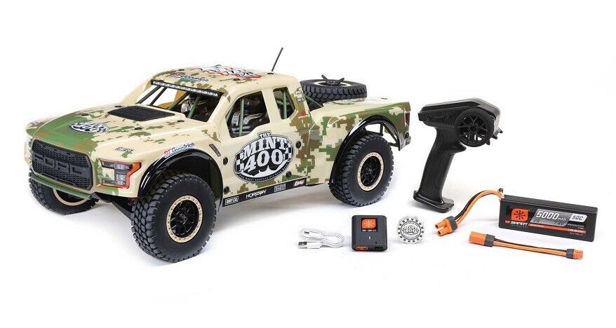LOSI LOS03048T1 1/10 Mint 400 Ford Raptor Baja Rey Limited Edition 4WD RTR, Tan