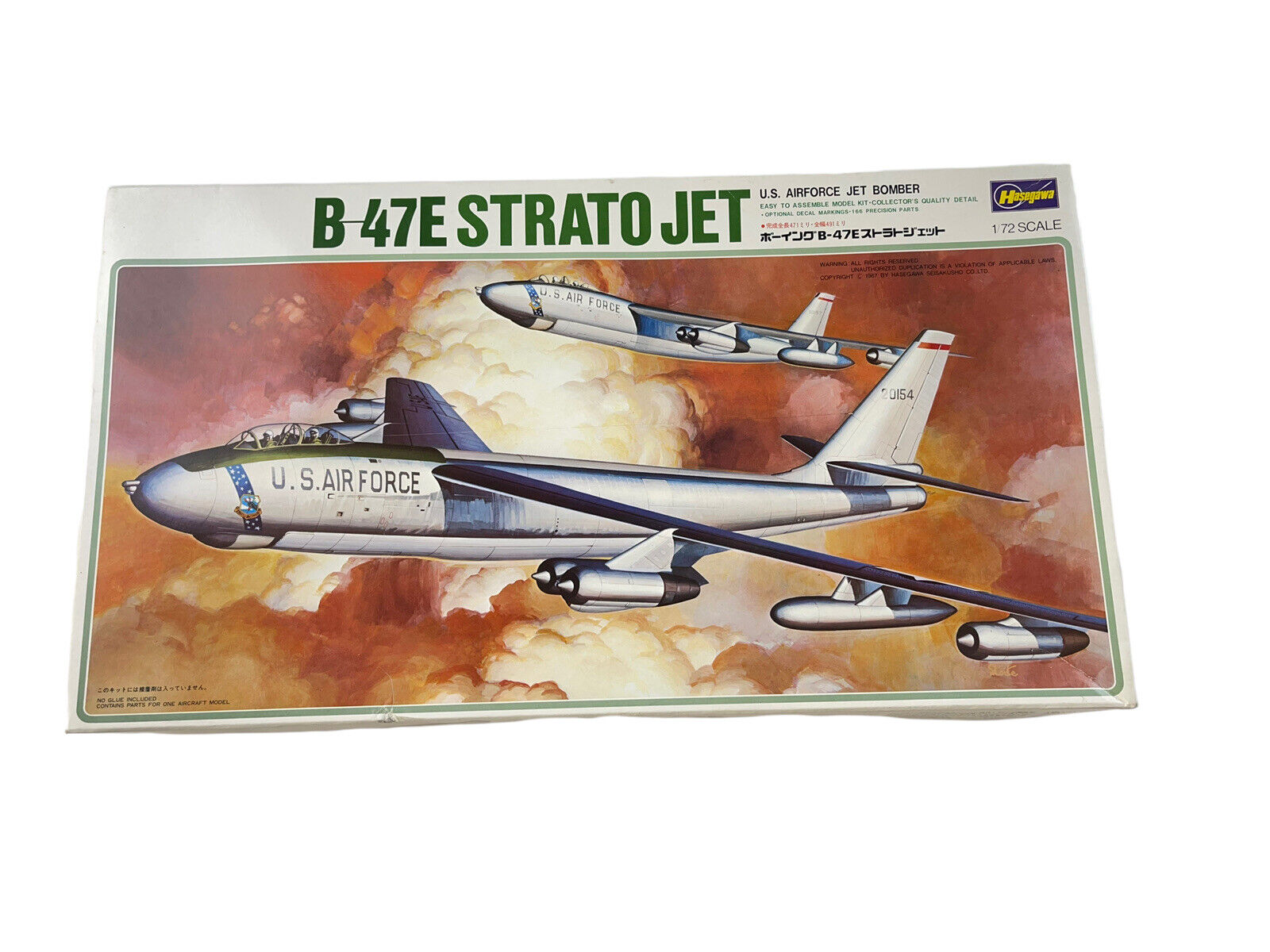 HASEGAWA K007 K7 1/72 Boeing B-47E Stratojet K7-2200