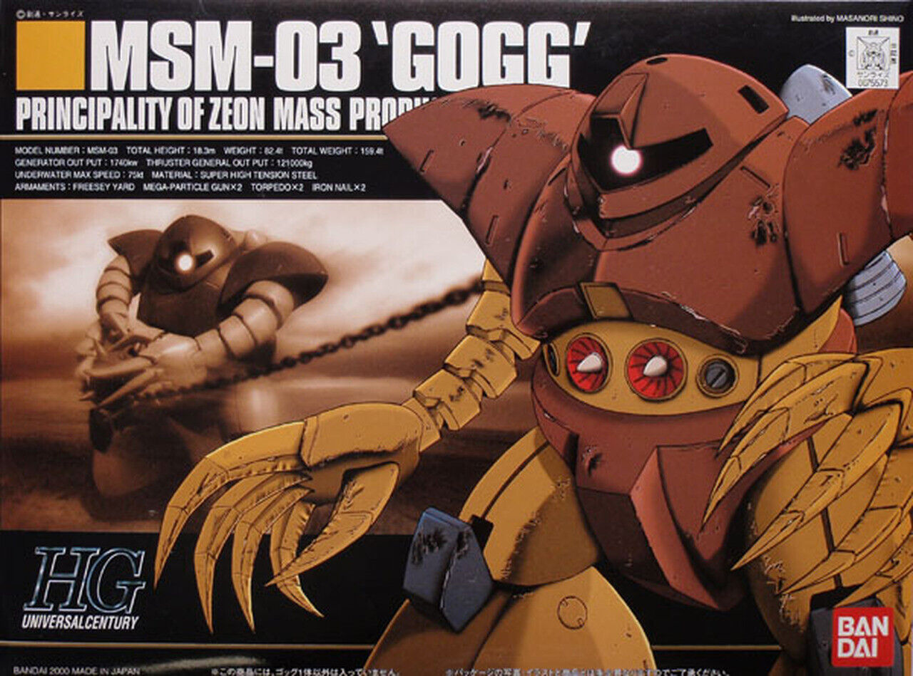 BANDAI 5056831 #8 MSM-03 Gogg "Mobile Suit Gundam", Bandai HGUC