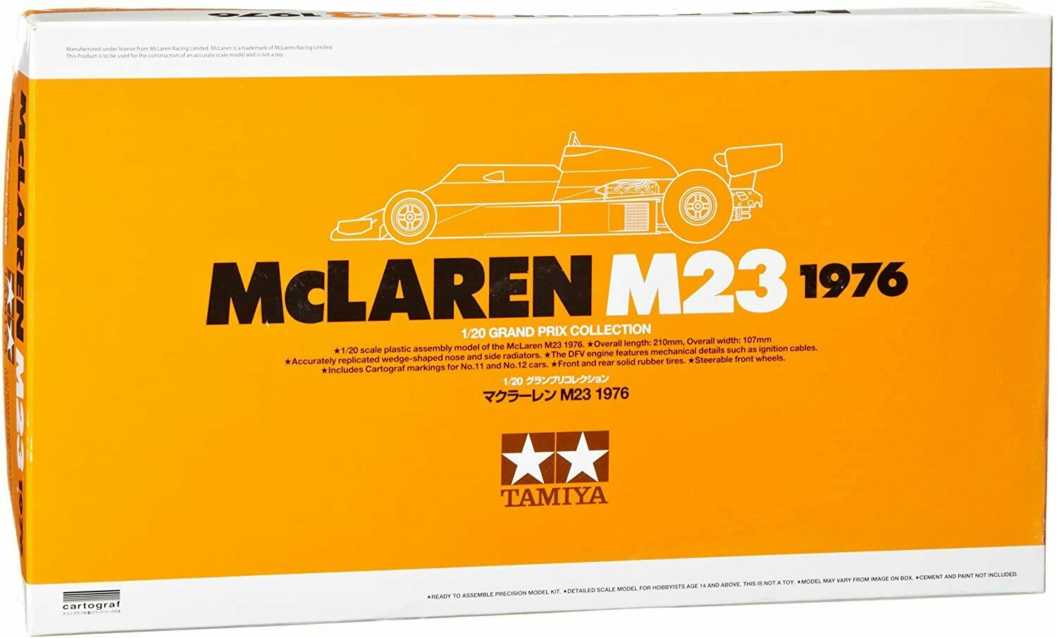 TAMIYA 20062 1/20 McLaren M23 1976 Grand Prix