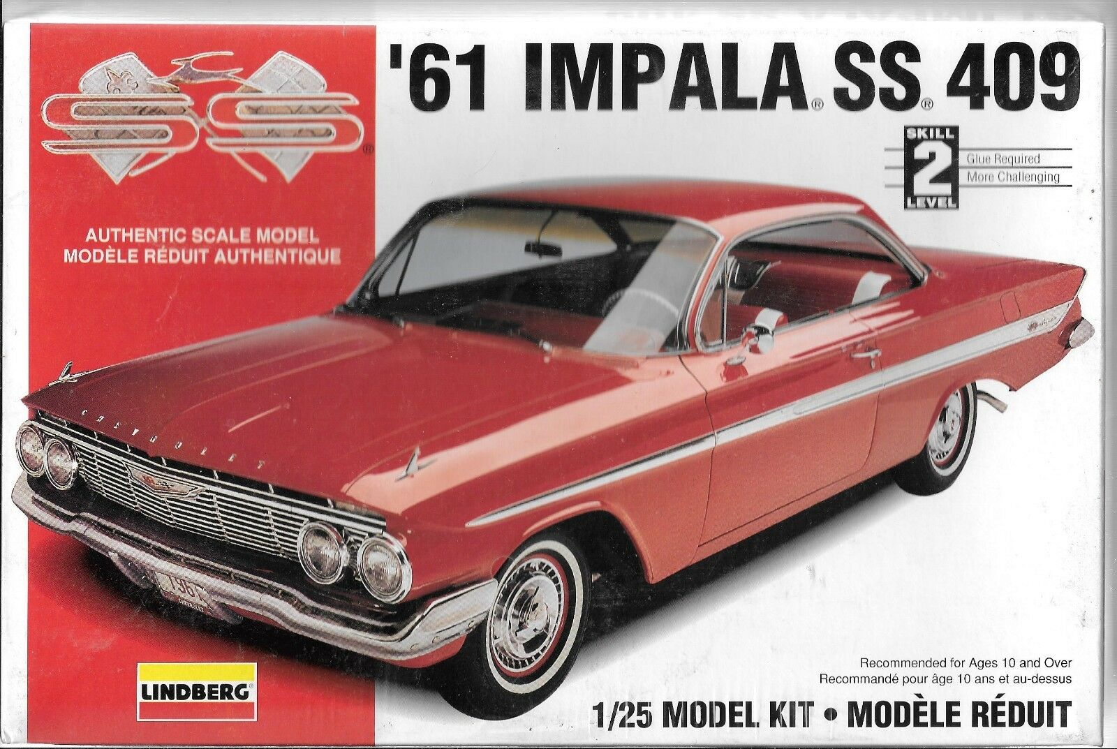 LINDBERG 72163 1/25 1961 Impala SS 409