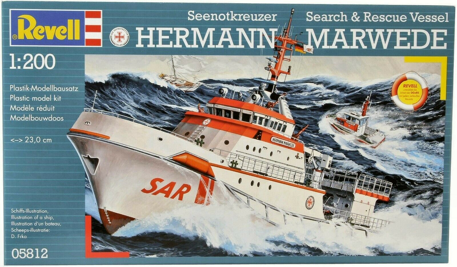 REVELL 05812 1/200 DGzRS Hermann Marwede