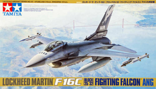 TAMIYA 61101 1/48 Lockheed F-16C Block 25/32 Fighting Falcon Model Kit