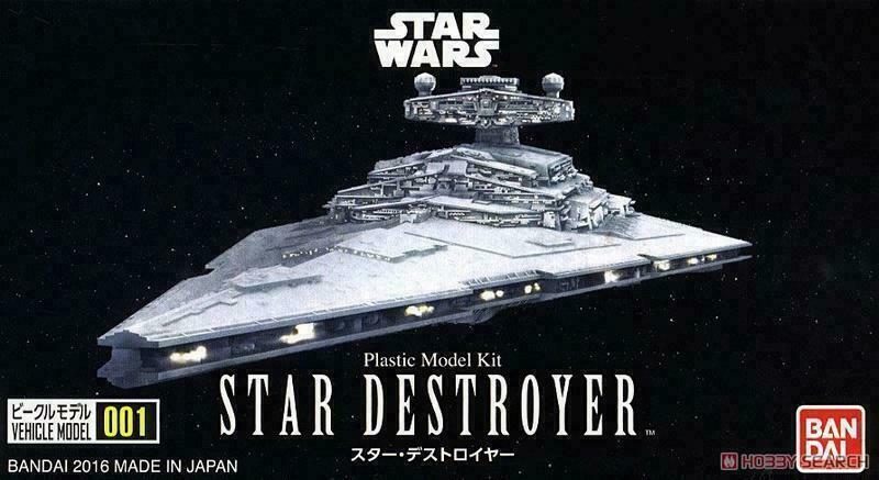 BANDAI 204884 Star Destroyer Vehicle Model Kit, Star Wars Character Line