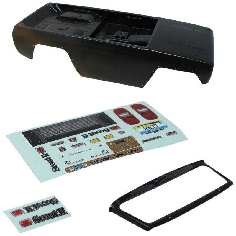 REDCAT RER12083 Gen8 AXE Painted Body (Black Pre-cut)