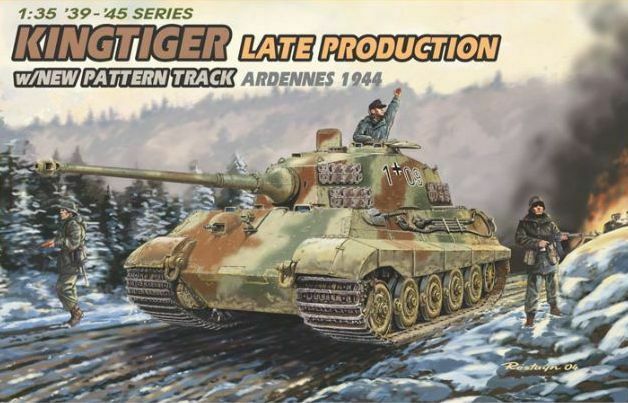DRAGON 6232 1/35 Scale Kingtiger Late Production Ardennes 1944