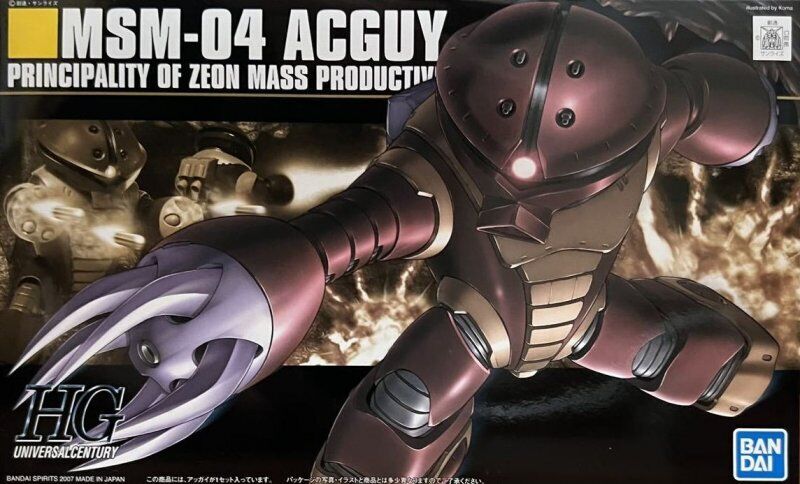BANDAI 5059569 #78 MSN-04 Acguy "Mobile Suit Gundam", Bandai HGUC