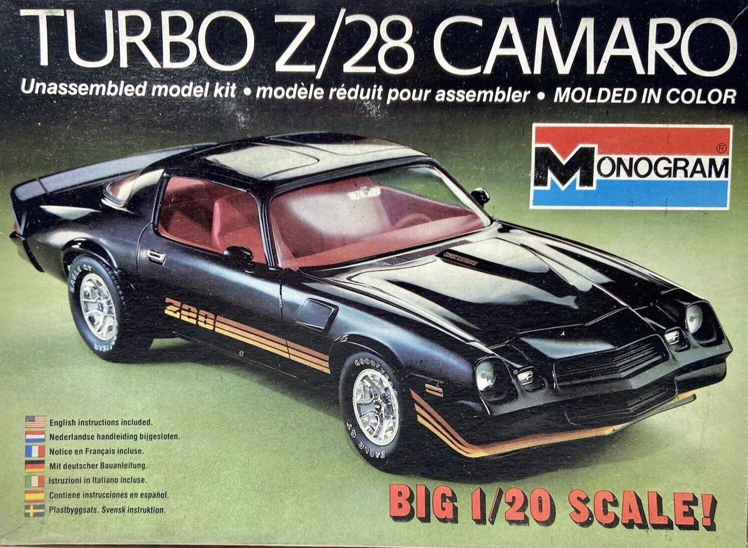 MONOGRAM 2403 1/20 Turbo Z/28 Camaro