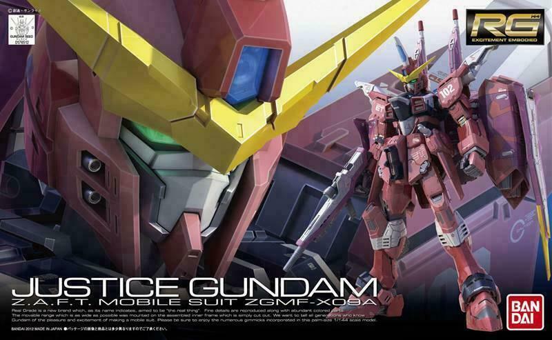 BANDAI 5061615 #9 Justice Gundam "Gundam SEED", Bandai RG