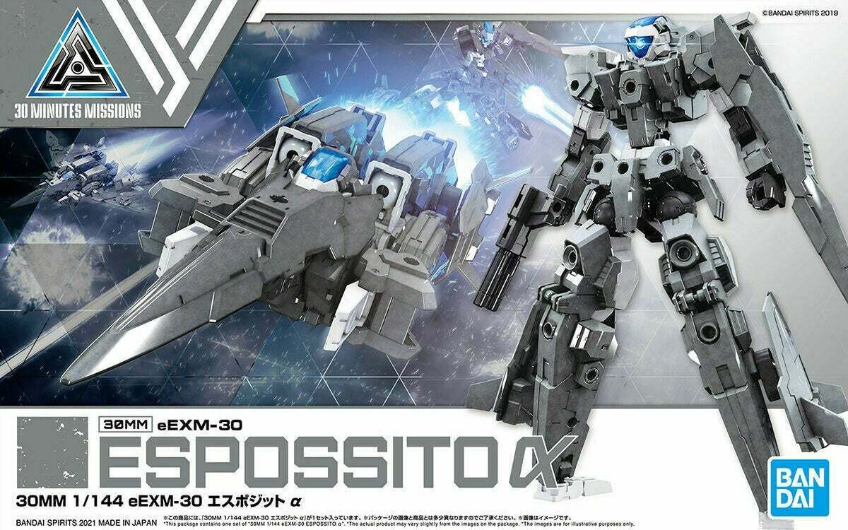 BANDAI 5062067 #41 EEXM-30 Espossito Alpha, from "30 Minute Missions"