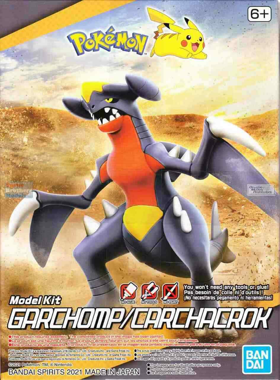 BANDAI 2579576 Garchomp "Pokemon", Bandai Spirits Pokemon Model Kit