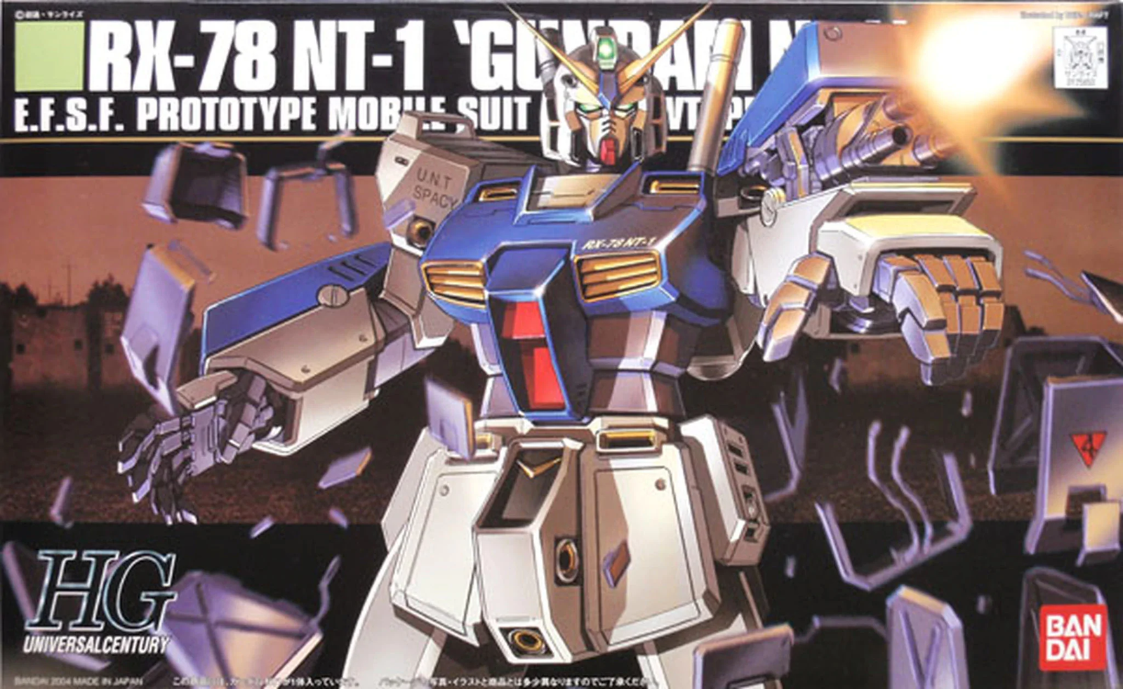 BANDAI 5059158 #47 RX-78NT-1 Gundam Alex "Gundam 0080", Bandai HGUC