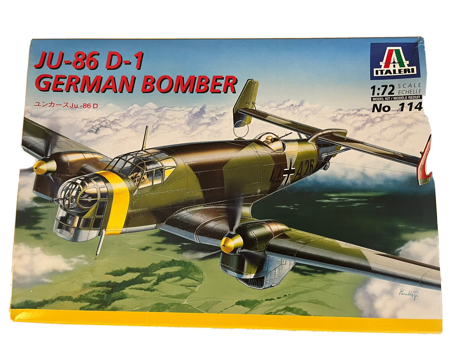ITALERI 114 1/72 Ju-86 D-1 German Bomber