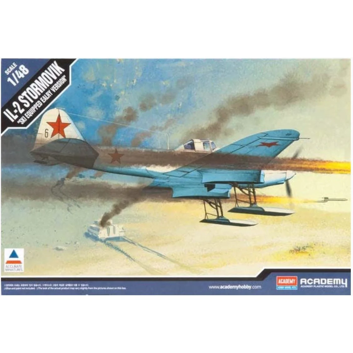 ACADEMY 12286 1/48 IL-2 Stormovik "Ski Equipped Ealry Version"