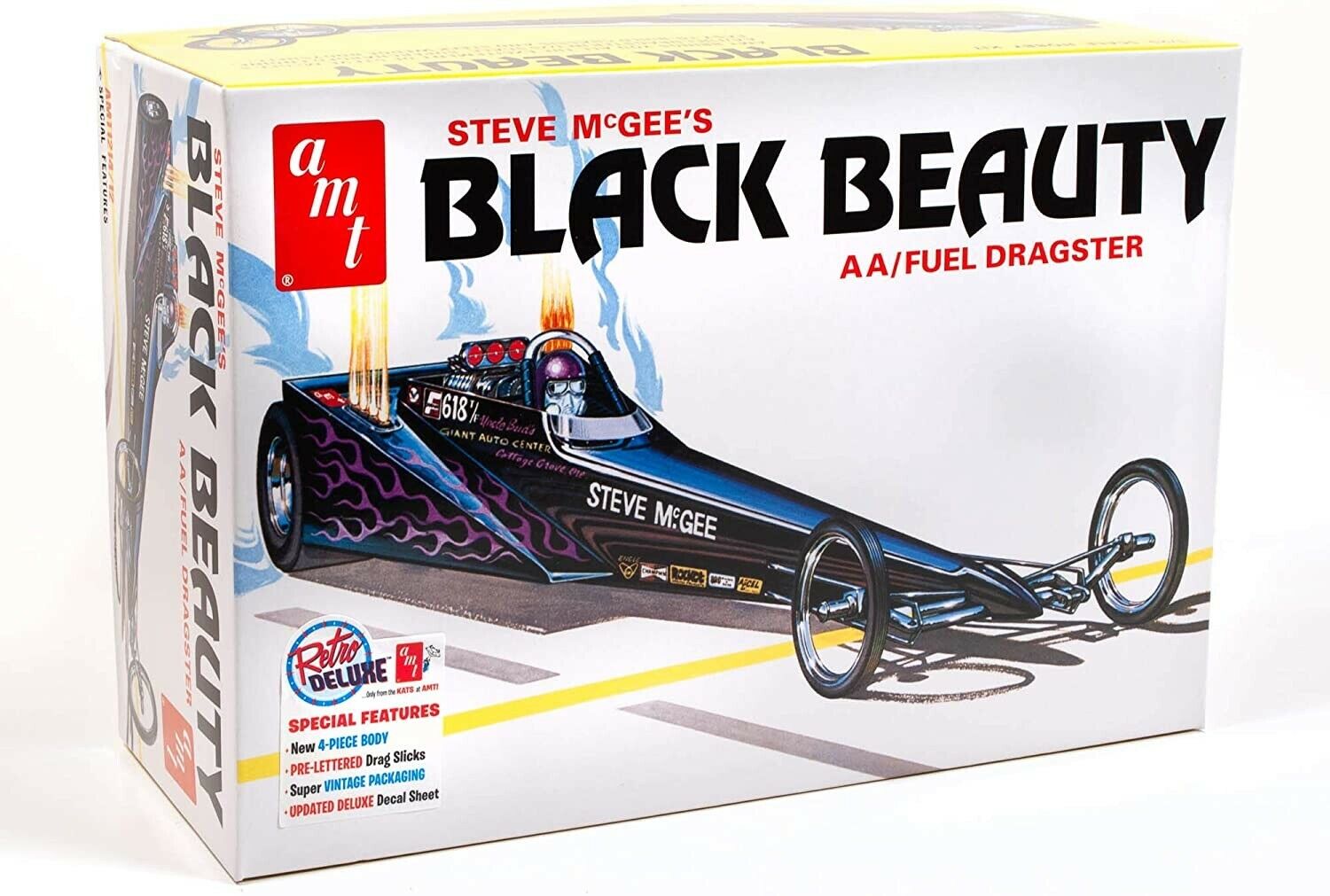AMT 1214/12 1/25 Steve McGee Black Beauty Wedge Dragster