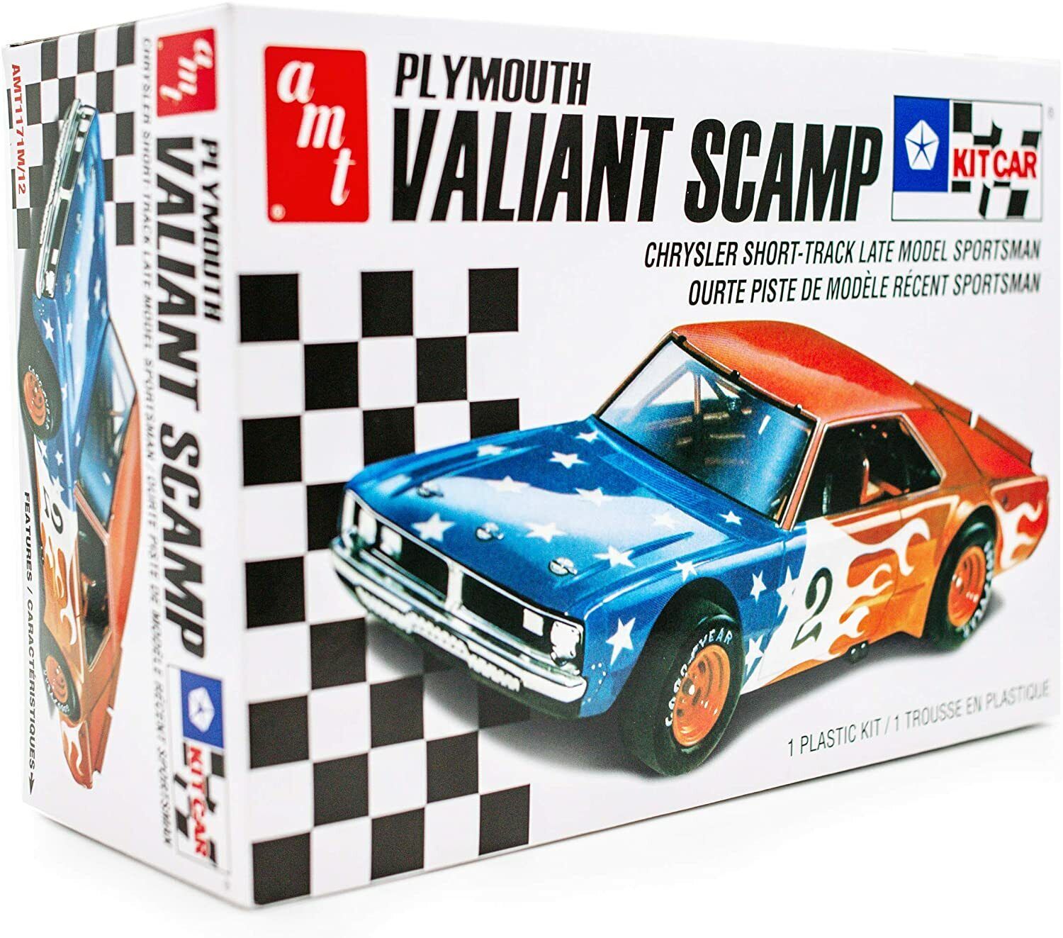 AMT 1171M/12 1/25 Plymouth Valiant Scamp Kit Car