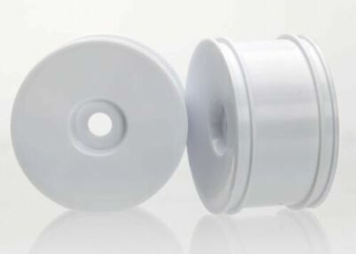 TRAXXAS 6472 Wheels, dished white, dyeable rear (2) XO-1