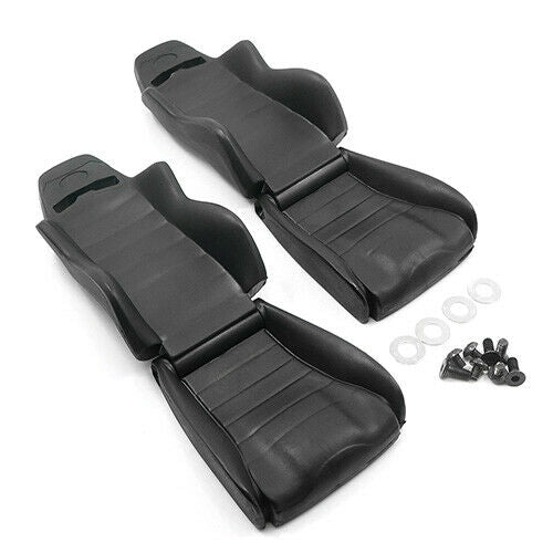 YEAH RACING YA-0540 1/10 Crawler Plastic Seats (Black) (2)