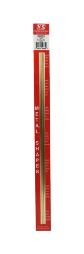 K+S 9865 Round Brass Rod, 3mm Diameter X 300mm Long, 3 Piece