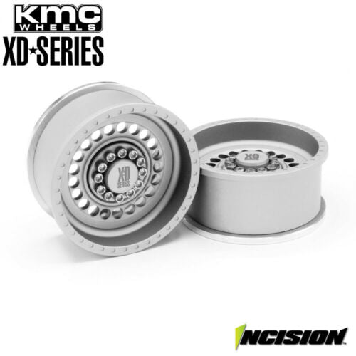 INCISION IRC00311 KMC 1.9 XD136 PANZER WHEELS (2) CLEAR