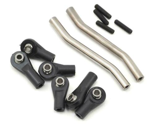 SSD SSD00122 Double Bent Titanium Steering/Panhard Links (D60, SCX10, SCX10 II)