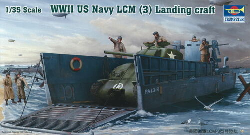 TRUMPETER 00347 1/35 WWII US Navy LCM Landing Craft