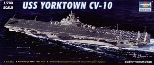TRUMPETER 05729 1/700 - USS Yorktown Aircraft Carrier CV-10