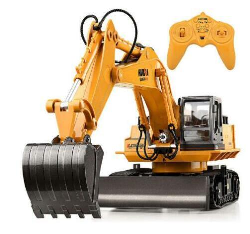 HUINA 1531 1/16 2.4G 11CH RC Car Alloy Excavator Engineering Digger