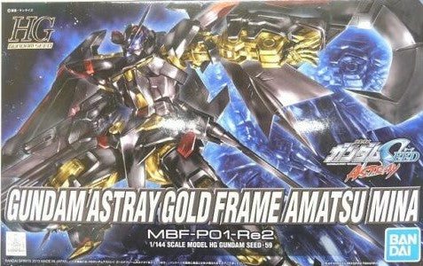 BANDAI 5057591 #59 Gundam Astray Gold Frame Amatsu Mina "Gundam SEED Astray", Bandai HG SEED
