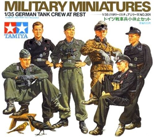 TAMIYA 35201 1/35 German Tank Crew At Rest