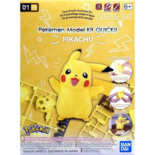 BANDAI 2541922 01 Pikachu, "Pokemon", Bandai Spirits Pokemon Model Kit Quick