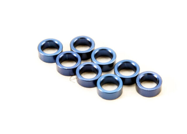 TRAXXAS 5133A Spacer, pushrod (aluminum, blue) (use with 5318 or 5318X pushrod and 5358 progressive 2 rockers) (8)