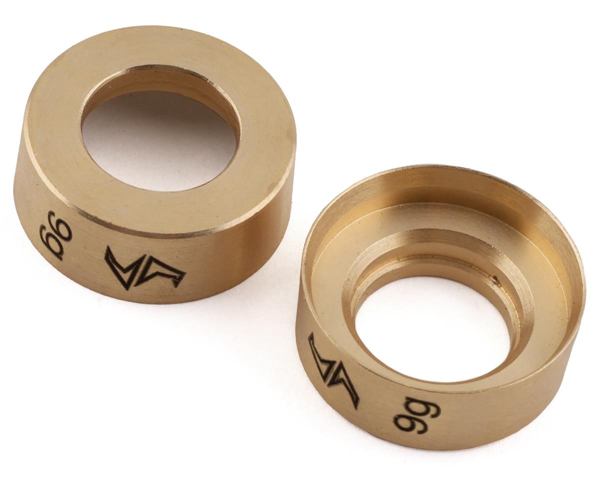 SAMIX SAMSCX24-4078 SCX24 Brass Wheel Weights (9g) (2)