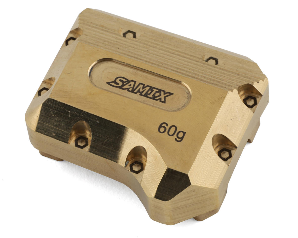 SAMIX TRX4-4075G Traxxas TRX-4 Brass Differential Cover (Gold)