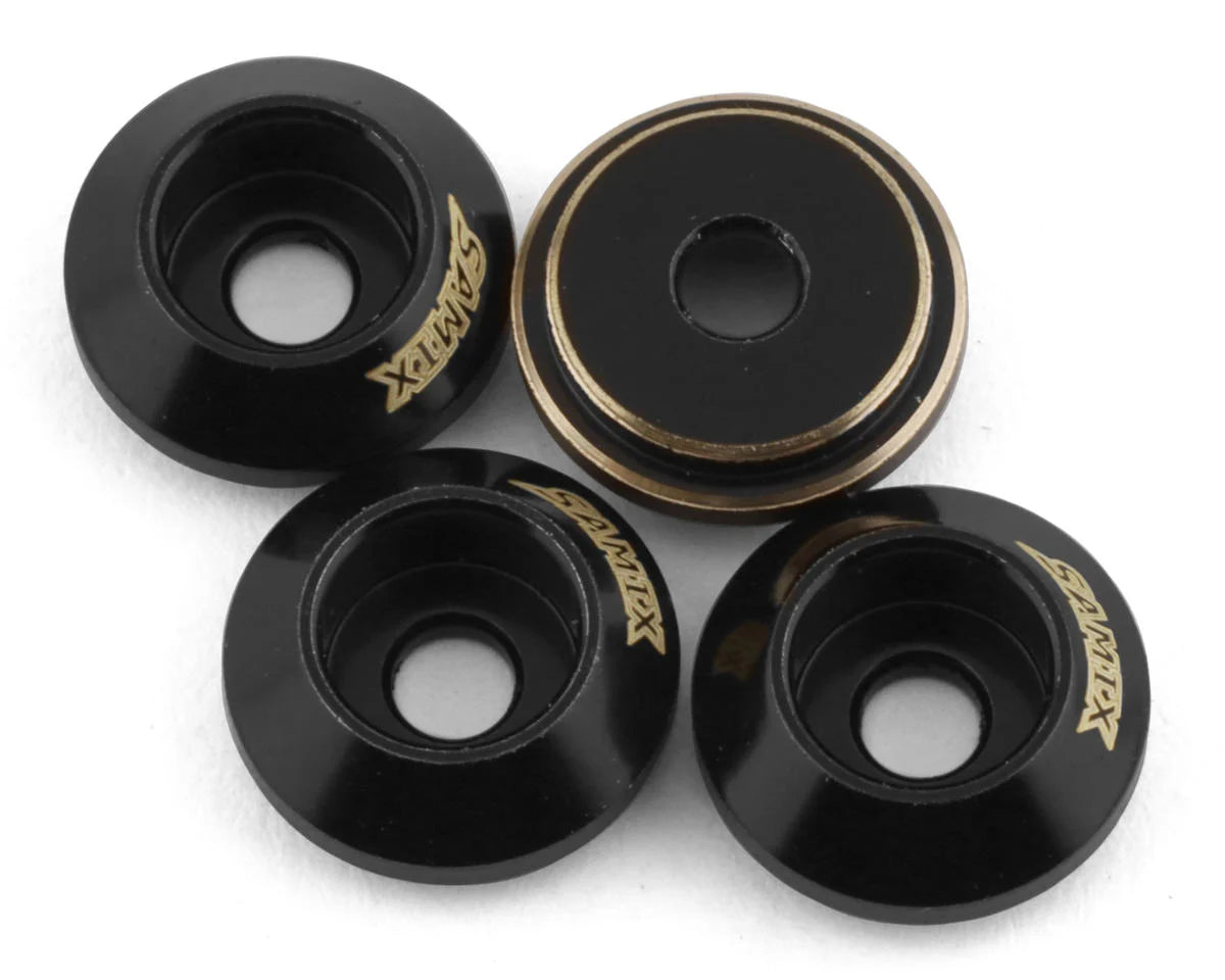 SAMIX TRX4M-4047 TRX-4M Brass Shock Cups (4) TRX4M